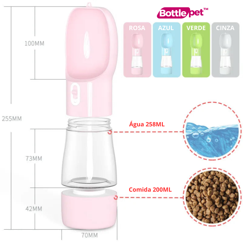 Bottle Pet - Garrafa portátil para pets